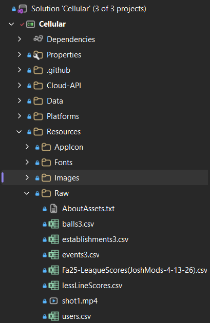 Raw Folder