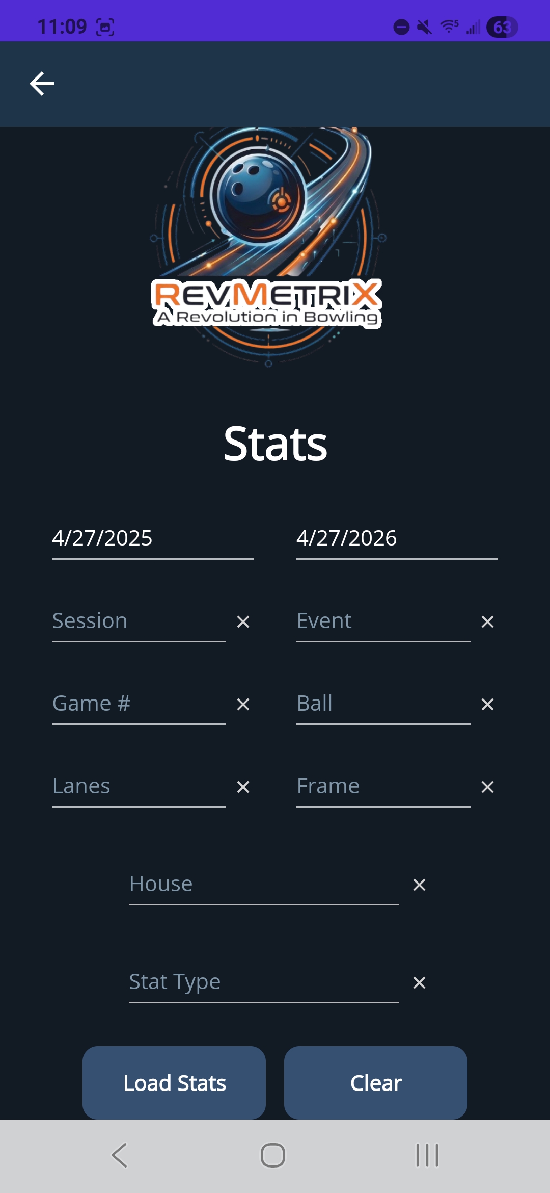 Stats Page
