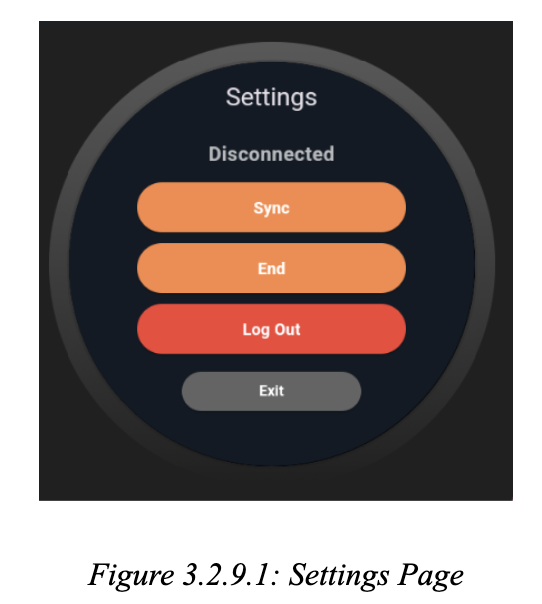 Settings Page