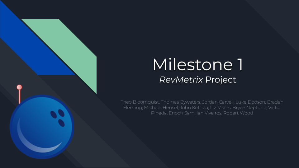 Milestone 1 Presentation