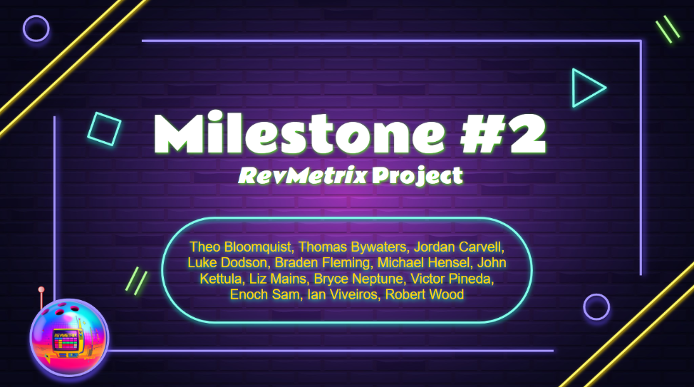 Milestone 2 Presentation